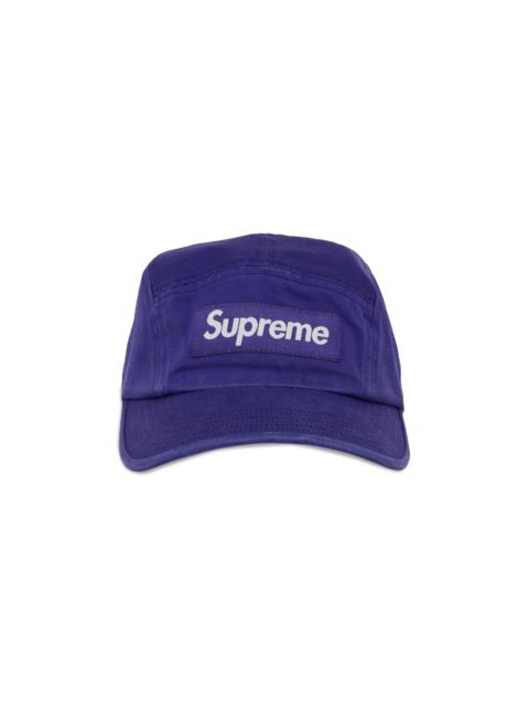 Supreme Supreme Washed Chino Twill Camp Cap 'Purple' | REVERSIBLE