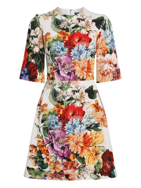 Dolce & Gabbana floral-print mini dress