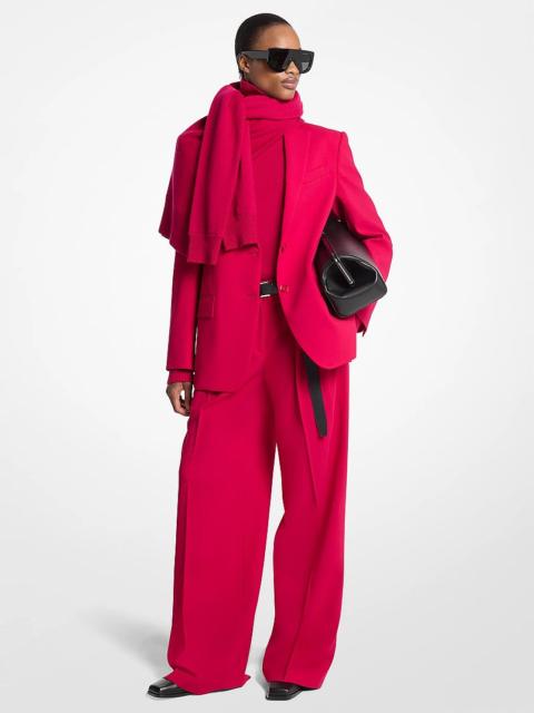 MICHAEL KORS COLLECTION Nico Stretch Wool Crepe Blazer
