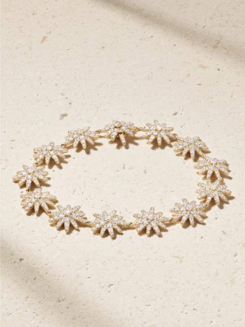 DAVID YURMAN Starburst 18-karat gold diamond bracelet Gold
