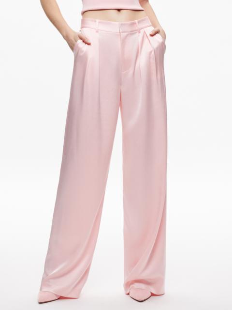 Alice + Olivia POMPEY HIGH WAISTED PLEATED PANT