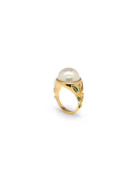 CASABLANCA Pearl Signet Ring | Casablanca Paris