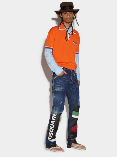 DSQUARED2 DARK BOB WASH COOL GUY JEANS