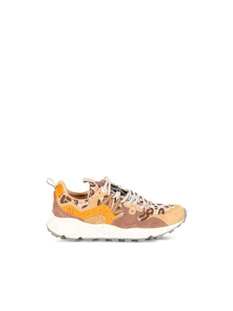 Flower Mountain Yamano 3 leopard-print sneakers