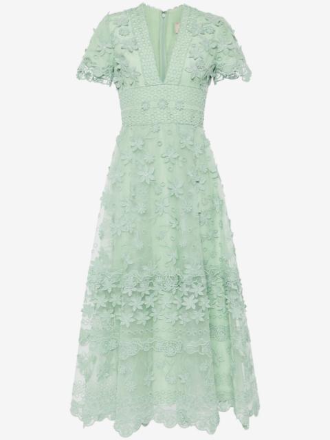 ELIE SAAB one-shoulder flared jumpsuit