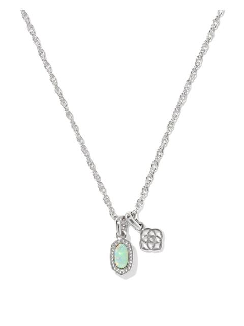 KENDRA SCOTT Mini Elisa Dira Silver Necklace