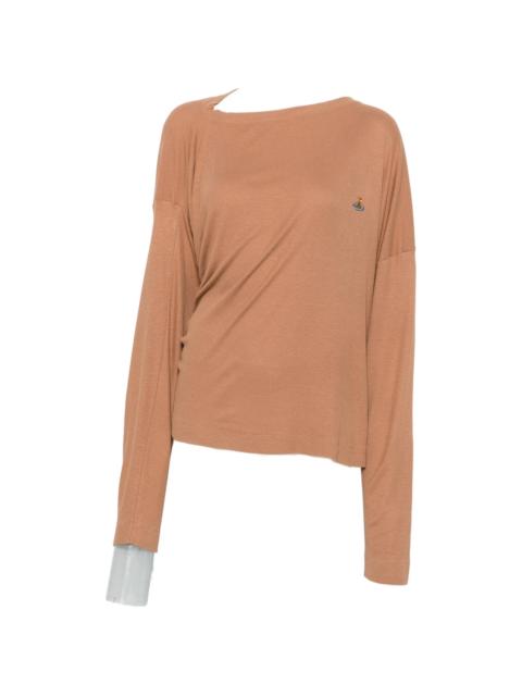 Vivienne Westwood Vivienne Westwood Orb-embroidered Long-sleeve T-shirt