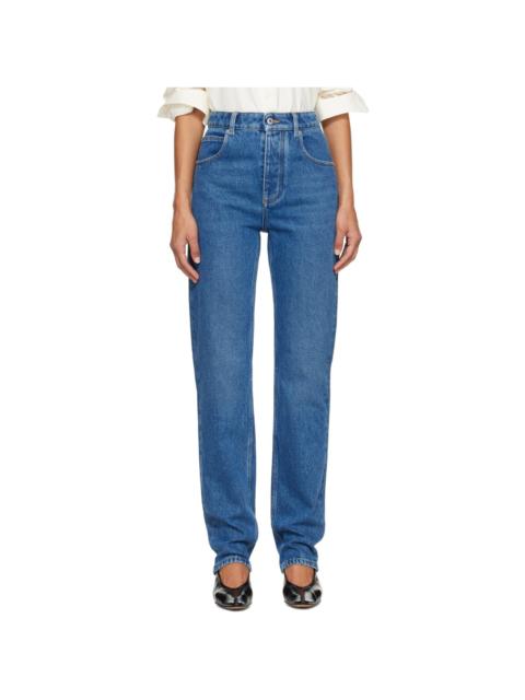 Bottega Veneta Blue Faded Denim Jeans