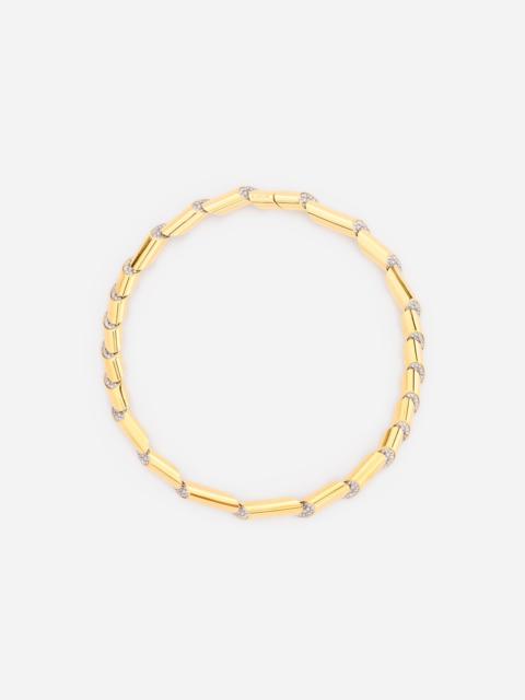 SEQUENCE BY LANVIN RHINESTONE CHOKER NECKLACE