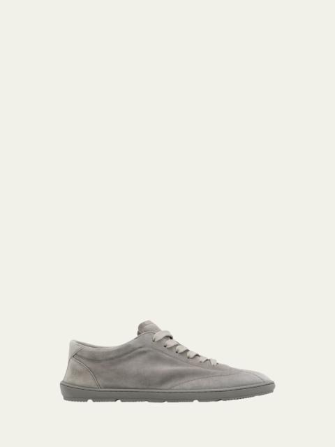Brunello Cucinelli Men's Unlined Suede Low-Top Sneakers