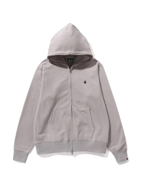 A BATHING APE® One Point Zip Hunting Hoodie "Grey"