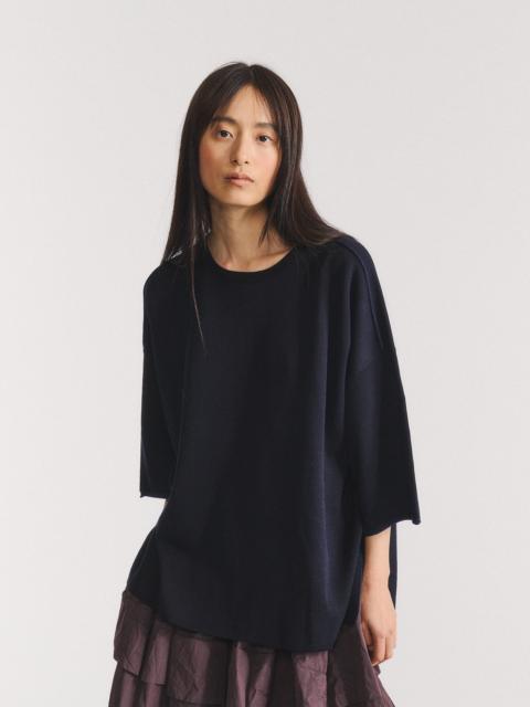 CASEY/CASEY T-SHIRT - SOFTY DOUBLE - NAVY