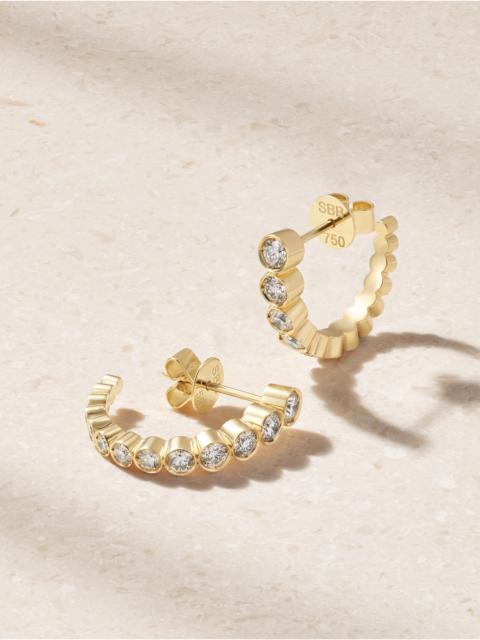SOPHIE BILLE BRAHE Boucle Ensemble 18-karat Recycled Gold Diamond Earrings