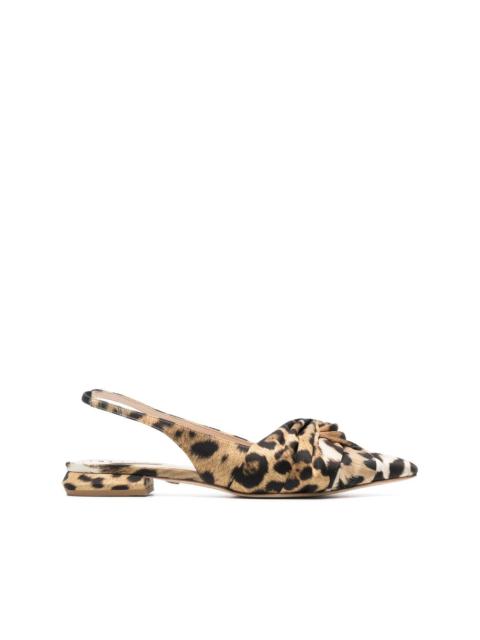 Roberto Cavalli knotted slingback pumps