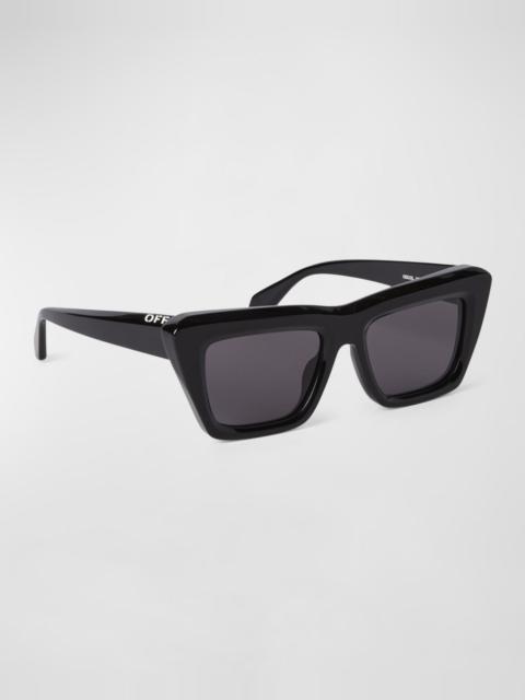Off-White Men's Hampton Rectangle Acetate Sunglasses