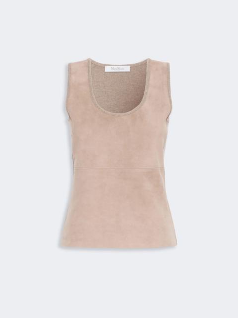 Max Mara ACCORDO Wool and cashmere top - BEIGE