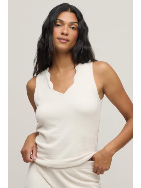 Barefoot Dreams CozyChic Ultra Lite® Scallop V-Neck Tank