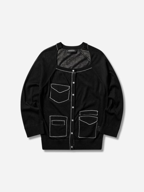 Kiko Kostadinov Women's Kreiner Knit Cardigan Black