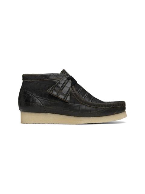 Clarks Originals Black Wallabee Boots