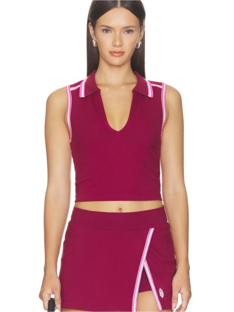 FREE PEOPLE x FP Movement Forehand Polo Top