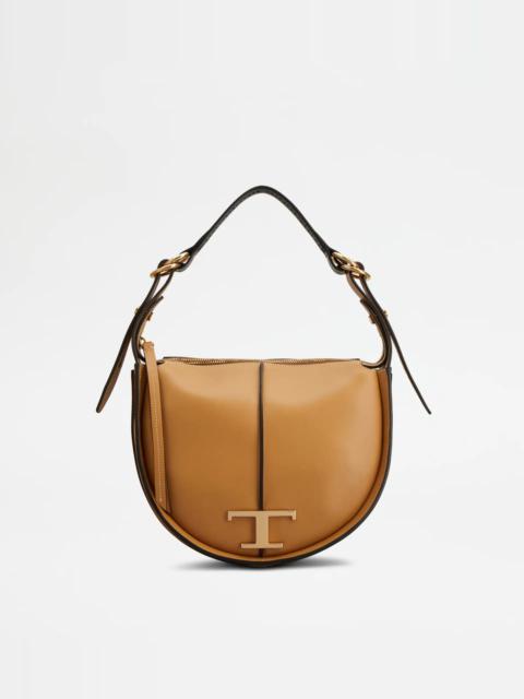 Tod's TIMELESS HOBO BAG IN LEATHER SMALL - BROWN