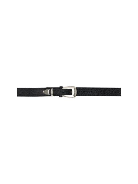 Lemaire Black Minimal Western Belt