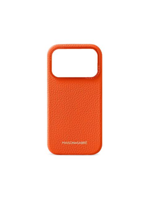 MAISON de SABRÉ leather iPhone 17 Pro case