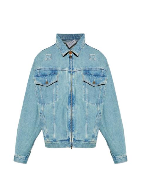VETEMENTS logo-print denim jacket