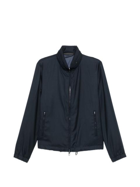 GIORGIO ARMANI zip-up high-neck jacket