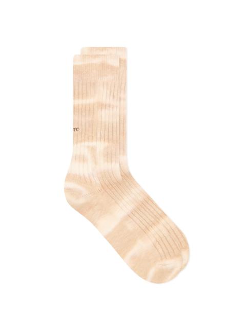 ROTOTO® RoToTo Tie Dye Ribbed Crew Sock