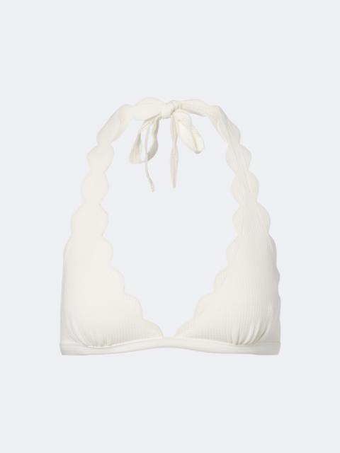 MARYSIA Spring scalloped bikini top