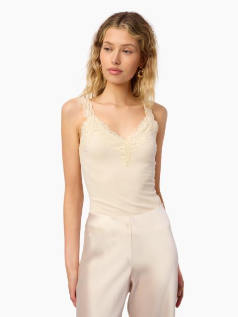 CAMI NYC LANI RIB KNIT TANK BONE