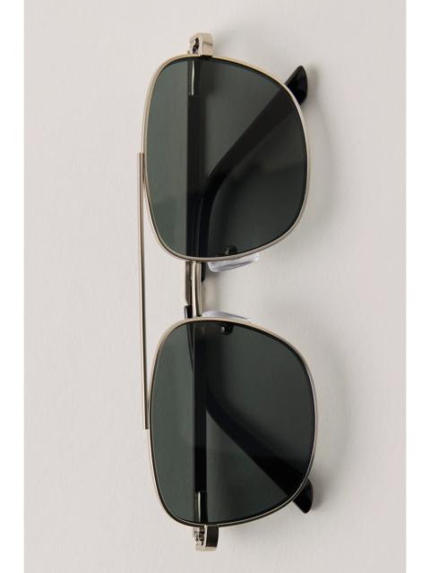 FREE PEOPLE Brooks Metal Aviator Sunglasses