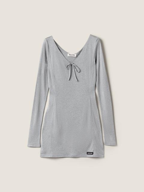 Miu Miu Silk and jersey dress