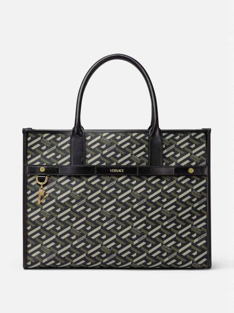 VERSACE La Greca Signature Tote Bag