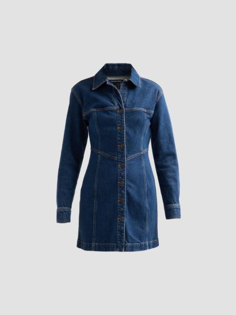 VERONICA BEARD Women's Bandera Denim Mini Shirtdress - City Lights