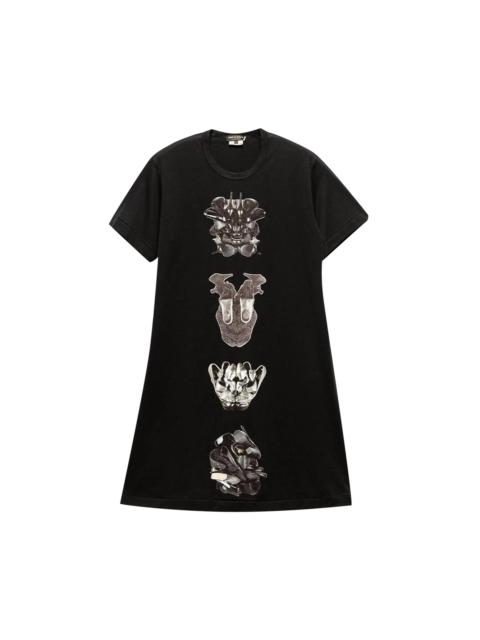 Comme des Garçons Homme Plus Graphic Print Long T-Shirt 'Black'