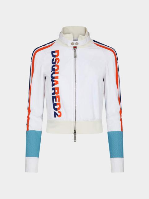 DSQUARED2 D2 RIDER ZIPPED JACKET