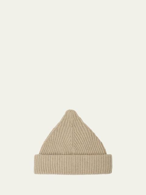 Loro Piana Juniper Ribbed Cashmere Beanie