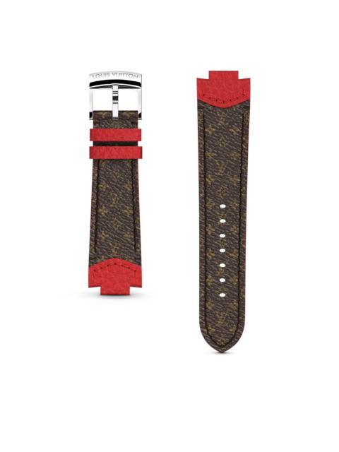 Louis Vuitton STRAP TAMBOUR CANVAS PALLAS RED M/M