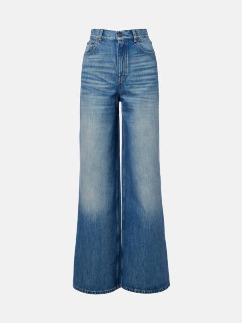 Chloé High-rise flared jeans