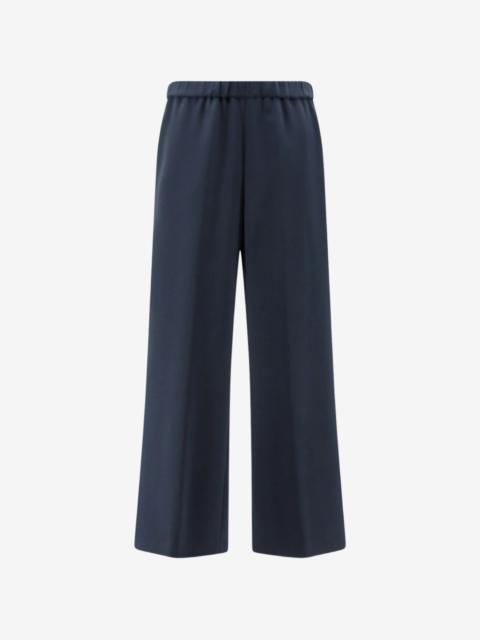 Aspesi elasticated-waistband palazzo pants
