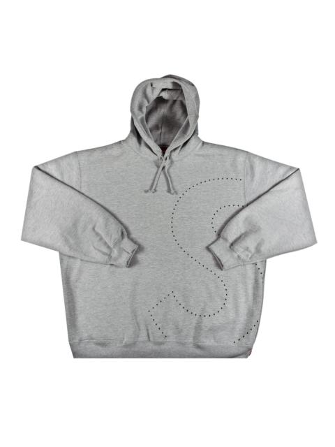 Supreme Supreme Laser Cut S Logo Hooded Sweatshirt 'Heather Grey'