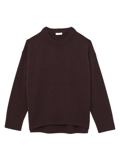 REISS Women's Ella Wool-Cashmere Sweater - Plum