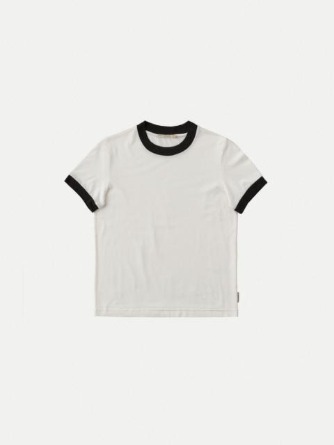 Nudie Jeans Lova Tee Chalk White