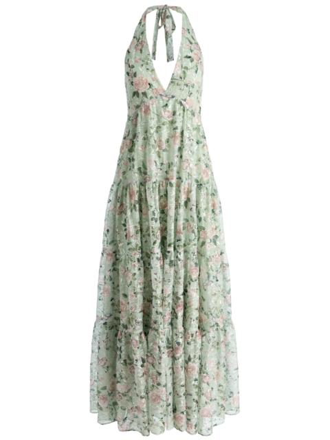 TERNE Vivian stretch-modal jersey halterneck maxi dress Black - CB459-13 |  REVERSIBLE