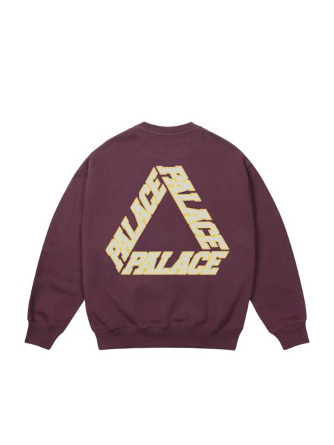 PALACE P3 STITCH CREW MAROONISH