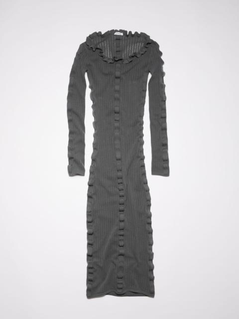 Long sleeve dress - Charcoal Grey