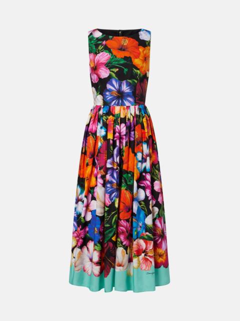 Dolce & Gabbana Floral cotton midi dress