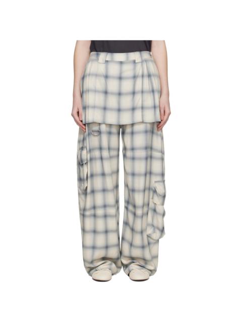 Collina Strada Off White Lawn Skirt Cargo Pants